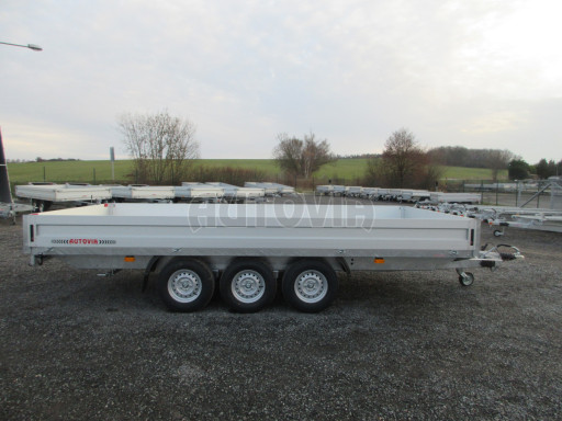 Třínápravový nákladní přívěs DN 3,5T B3 5,05x2,47/0,35 3x1800 č.8