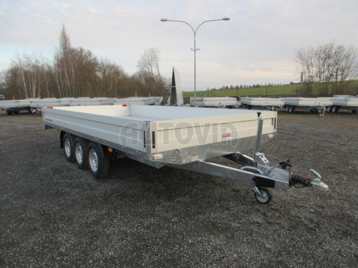 Třínápravový nákladní přívěs DN 3,5T B3 5,05x2,47/0,35 3x1800 č.1