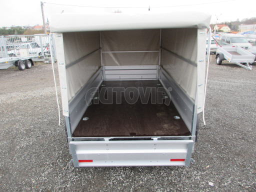 Sklopný nebrzděný přívěs AVM N2 2,52x1,30/1,19 plachta + hever č.13