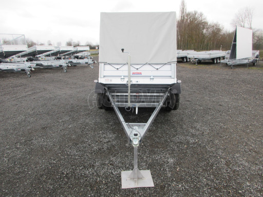Sklopný nebrzděný přívěs AVM N2 2,52x1,30/1,19 plachta + hever č.15