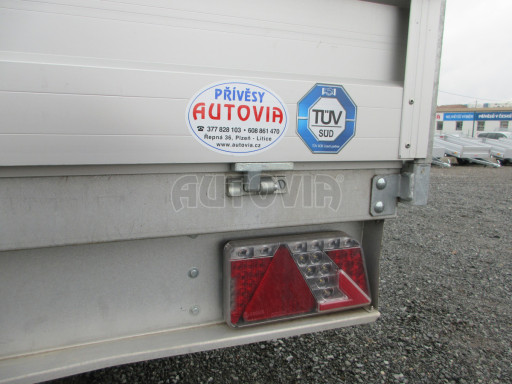 Bazarový dvounápravový přívěs ZV 41 2,7T B2 4,18x2,00/0,35 č.11