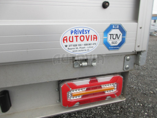 Bazarový přívěs ZV 32 750kg N2 3,00x1,80/0,35 10 kola č.22