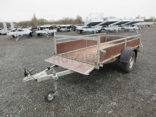 Bazarový nebrzděný přívěs VA 750kg 2,52x1,27/0,30 RE POČ zes. náprava č.11