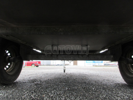 Bazarový nebrzděný přívěs VA 750kg 2,52x1,27/0,30 RE POČ zes. náprava č.16