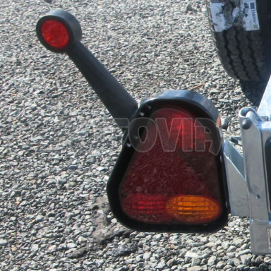 Zadní kryt světla Husky černý levý č.6