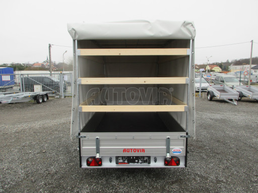 Valník s plachtou ZV 31 ALU N1 3,00x1,55/1,83