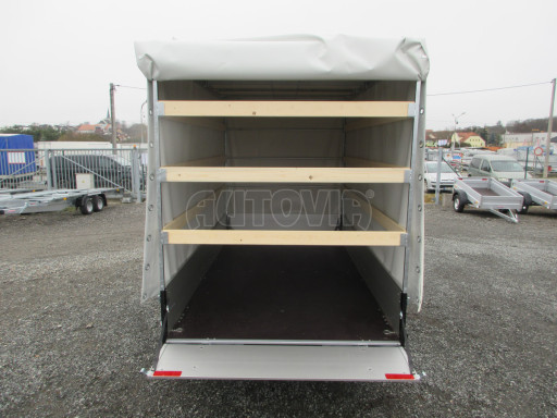 Valník s plachtou ZV 31 ALU N1 3,00x1,55/1,83