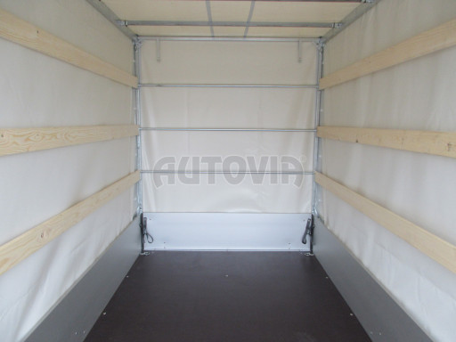 Valník s plachtou ZV 31 ALU N1 3,00x1,55/1,83