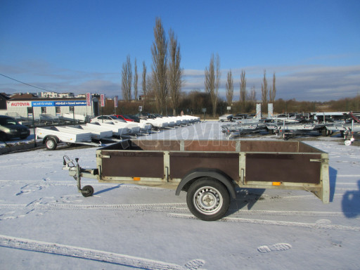 Bazarový nebrzděný přívěs PTO 750kg 3,00x1,30/0,40 POČ č.3