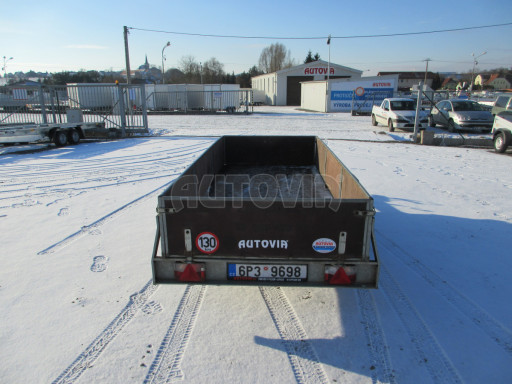 Bazarový nebrzděný přívěs PTO 750kg 3,00x1,30/0,40 POČ č.5