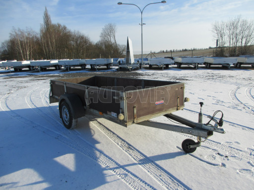 Bazarový nebrzděný přívěs PTO 750kg 3,00x1,30/0,40 POČ č.8