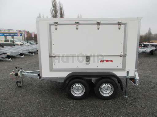Dvounápravový skříňový přívěs ZV 27 2,7T B2 2,50x1,48/1,50 boční stříšky č.6