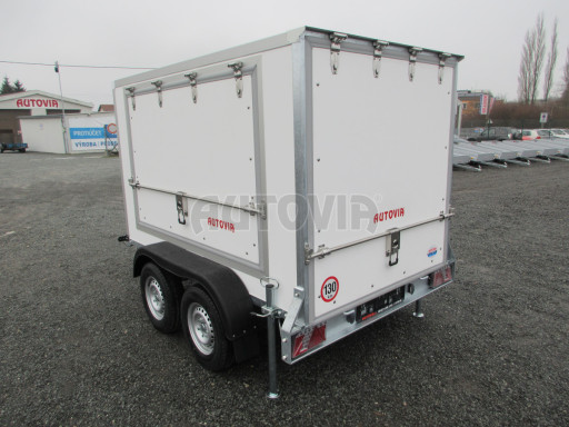 Dvounápravový skříňový přívěs ZV 27 2,7T B2 2,50x1,48/1,50 boční stříšky č.7