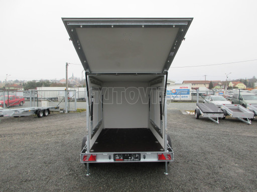 Dvounápravový skříňový přívěs ZV 27 2,7T B2 2,50x1,48/1,50 boční stříšky č.13