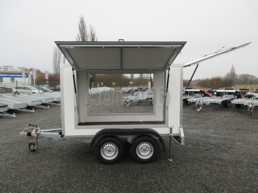 Dvounápravový skříňový přívěs ZV 27 2,7T B2 2,50x1,48/1,50 boční stříšky č.2