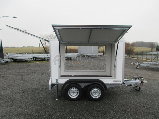 Dvounápravový skříňový přívěs ZV 27 2,7T B2 2,50x1,48/1,50 boční stříšky č.21