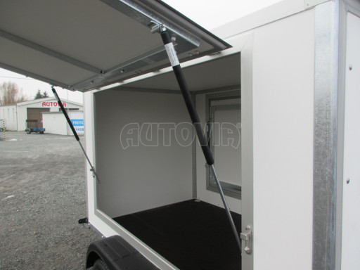 Dvounápravový skříňový přívěs ZV 27 2,7T B2 2,50x1,48/1,50 boční stříšky č.27