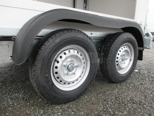 Dvounápravový skříňový přívěs ZV 27 2,7T B2 2,50x1,48/1,50 boční stříšky č.34