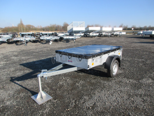 Nejlevnější přívěsný vozík za osobní auto HD 20 750kg 2,07x1,10/0,30 s překrývací plachtou č.3