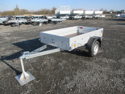 Nejlevnější přívěsný vozík za osobní auto HD 20 750kg 2,07x1,10/0,30 s překrývací plachtou č.13