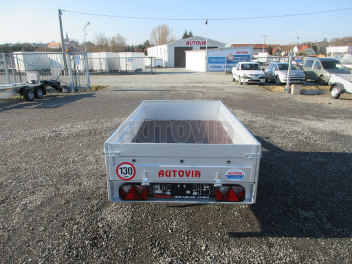 Nejlevnější přívěsný vozík za osobní auto HD 20 750kg 2,07x1,10/0,30 s překrývací plachtou č.16