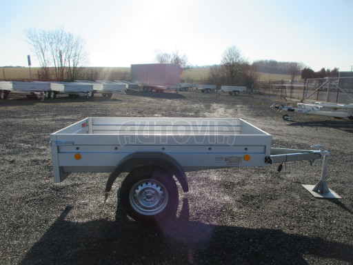 Nejlevnější přívěsný vozík za osobní auto HD 20 750kg 2,07x1,10/0,30 s překrývací plachtou č.18