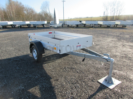 Nejlevnější přívěsný vozík za osobní auto HD 20 750kg 2,07x1,10/0,30 s překrývací plachtou č.19