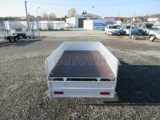 Nejlevnější přívěsný vozík za osobní auto HD 20 750kg 2,07x1,10/0,30 s překrývací plachtou č.21