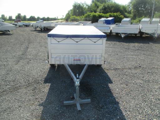 Jednoosý nebrzděný valník s nástavbou bočnic HD 7 750kg 2,06x1,25/0,70 č.4