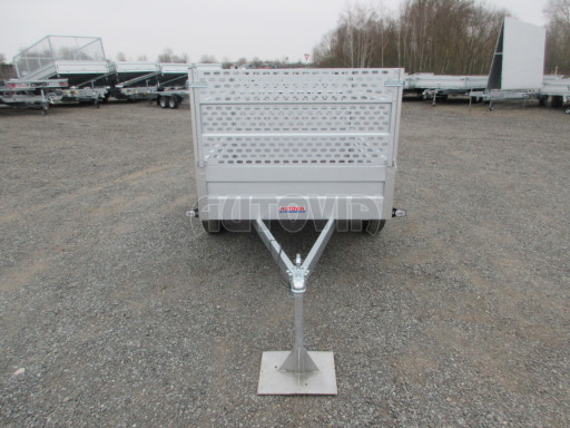 Jednoosý nebrzděný nákladní přívěs HD 7 750kg 2,06x1,25/0,95 děrovaná nástavba č.2