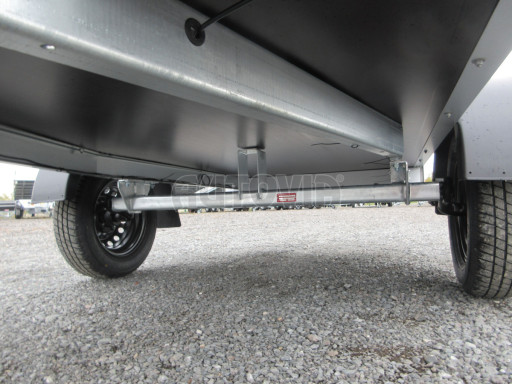 Jednoosý nebrzděný nákladní přívěs HD 7 750kg 2,06x1,25/0,95 děrovaná nástavba č.17