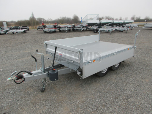 Bazarový třístranný sklápěč VER 3SKS 2,7T 2,65x1,55/0,30 ruč č.20