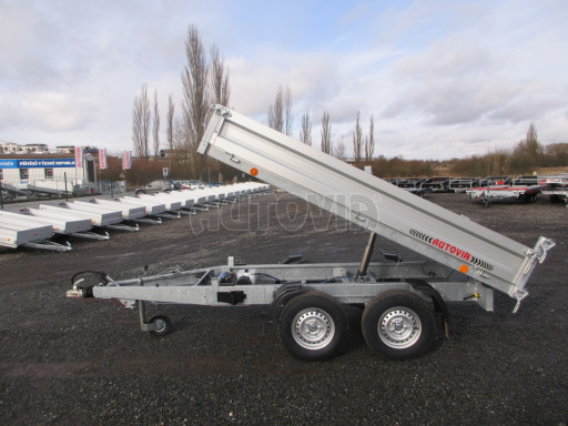 Sklápěcí přívěs s el. hydraulikou VER SK 2,7T 2,65x1,76/0,30 el. č.12