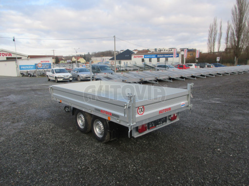 Sklápěcí přívěs VER SK 2,7T 3,05x1,55/0,30 ruč č.8