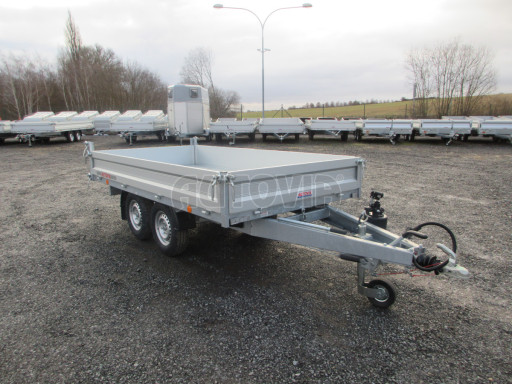 Sklápěcí přívěs VER SK 2,7T 3,05x1,55/0,30 ruč č.12