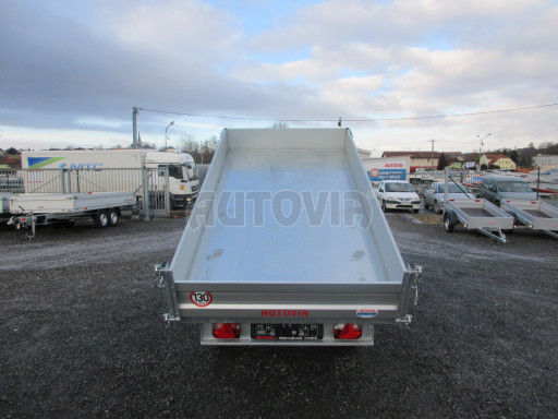 Sklápěcí přívěs VER SK 2,7T 3,05x1,55/0,30 ruč č.21