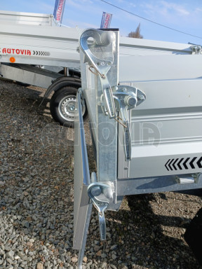 Sloupek levý zadní vč.karháku, sklápěč ERV č.1