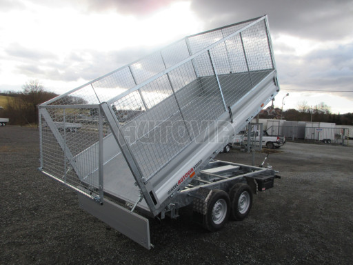 Třístranný sklápěcí přívěs TR 3,5T 3,50x1,85/1,35 v elektrice, gitter č.5