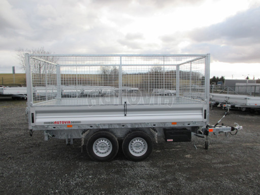 Třístranný sklápěcí přívěs TR 3,5T 3,50x1,85/1,35 v elektrice, gitter č.15