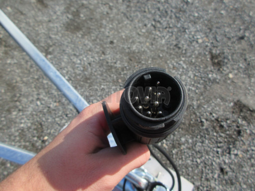 Nebrzděný přívěs s koly pod ložnou plochou ZV 22 750kg N1 2,55x1,55/0,35 zesílená náprava, 10