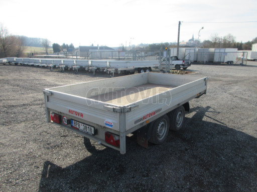 Bazarový dvounápravový přívěs PZ 2,7T B2 3,10x1,60/0,30 č.6