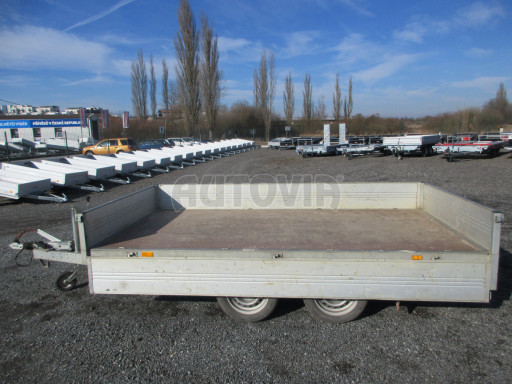 Bazarový dvounápravový přívěs PZ 2,7T B2 3,10x1,60/0,30 č.12