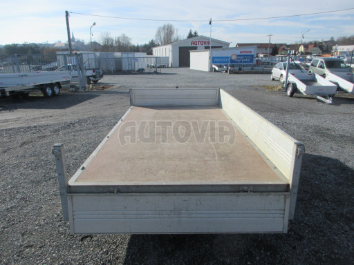 Bazarový dvounápravový přívěs PZ 2,7T B2 3,10x1,60/0,30 č.14