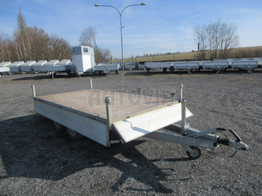 Bazarový dvounápravový přívěs PZ 2,7T B2 3,10x1,60/0,30 č.17