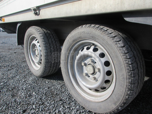 Bazarový dvounápravový přívěs PZ 2,7T B2 3,10x1,60/0,30 č.21