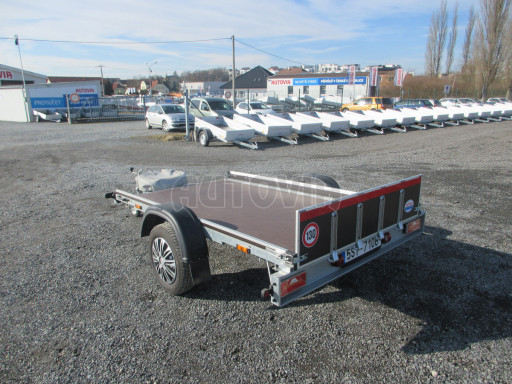 Bazarové nebrzděné naklápěcí plato SP 27 750kg N1 2,50x1,48 č.5