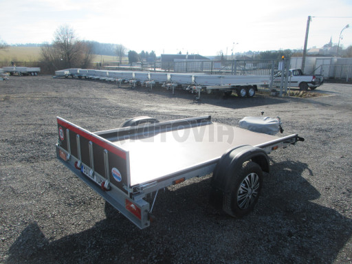 Bazarové nebrzděné naklápěcí plato SP 27 750kg N1 2,50x1,48 č.7