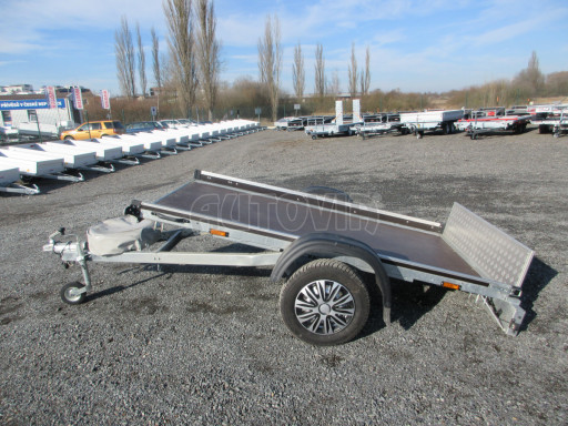 Bazarové nebrzděné naklápěcí plato SP 27 750kg N1 2,50x1,48 č.15