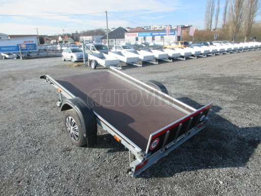 Bazarové nebrzděné naklápěcí plato SP 27 750kg N1 2,50x1,48 č.16