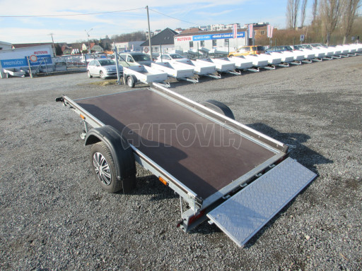 Bazarové nebrzděné naklápěcí plato SP 27 750kg N1 2,50x1,48 č.1